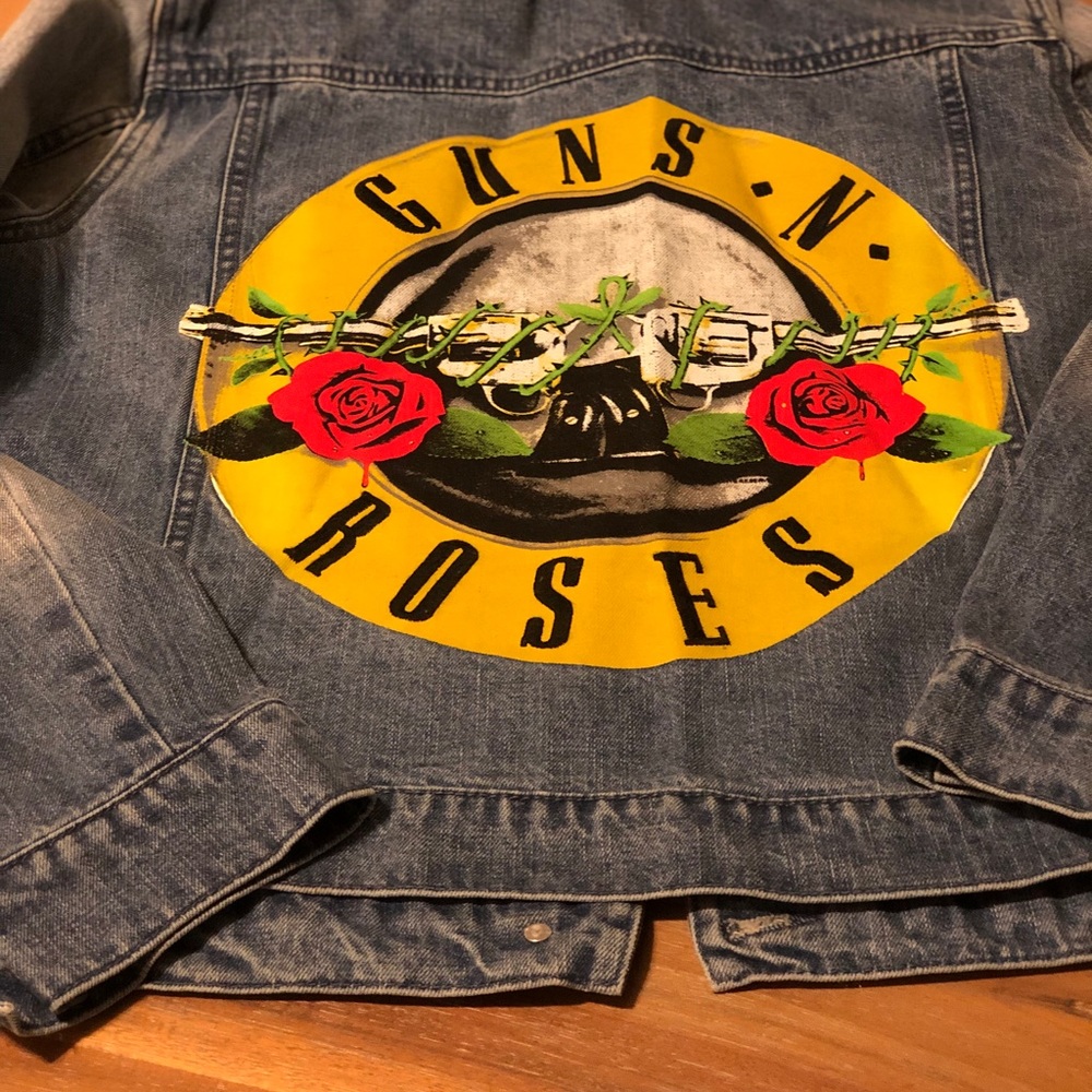 Guns N' Roses Graphic Denim Jacket